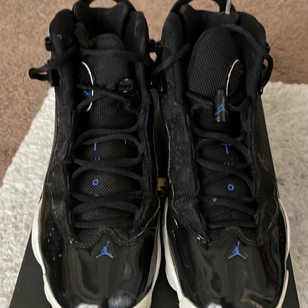 Jordan 6 Rings(GS) Color:Black/Hyper Royal-Blue/White Size: 7Y